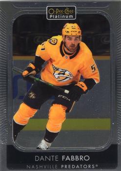 Dante Fabbro Nashville Predators Upper Deck O-Pee-Chee Platinum 2021/22 #104