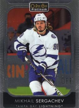 Mikhail Sergachev Tampa Bay Lightning Upper Deck O-Pee-Chee Platinum 2021/22 #130