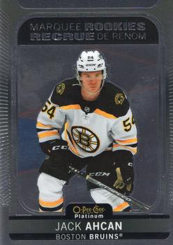 Jack Ahcan Boston Bruins Upper Deck O-Pee-Chee Platinum 2021/22 Marquee Rookies #259