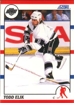 Todd Elik Los Angeles Kings Score 1990/91 American #297