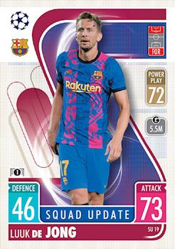 Luuk De Jong FC Barcelona 2021/22 Topps Match Attax ChL Extra Squad Update #SU19