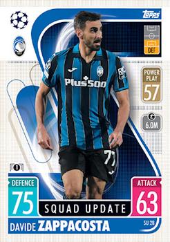 Davide Zappacosta Atalanta BC 2021/22 Topps Match Attax ChL Extra Squad Update #SU28