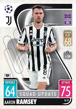 Aaron Ramsey Juventus FC 2021/22 Topps Match Attax ChL Extra Squad Update #SU31