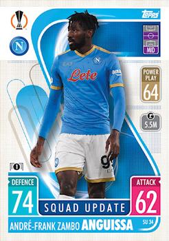 Andre-Frank Zambo Anguissa SSC Napoli 2021/22 Topps Match Attax ChL Extra Squad Update #SU34