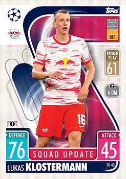 Lukas Klostermann RB Leipzig 2021/22 Topps Match Attax ChL Extra Squad Update #SU40