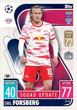 Emil Forsberg RB Leipzig 2021/22 Topps Match Attax ChL Extra Squad Update #SU42