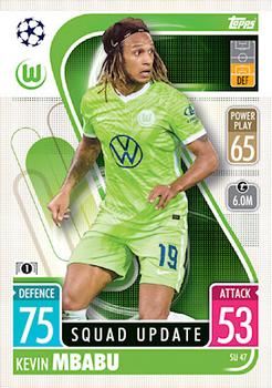 Kevin Mbabu VfL Wolfsburg 2021/22 Topps Match Attax ChL Extra Squad Update #SU47