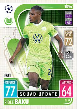 Ridle Baku VfL Wolfsburg 2021/22 Topps Match Attax ChL Extra Squad Update #SU49