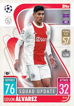 Edson Alvarez AFC Ajax 2021/22 Topps Match Attax ChL Extra Squad Update #SU62