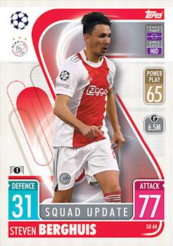 Steven Berghuis AFC Ajax 2021/22 Topps Match Attax ChL Extra Squad Update #SU64