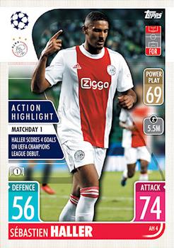 Sebastien Haller AFC Ajax 2021/22 Topps Match Attax ChL Extra Action Highlight #AH04