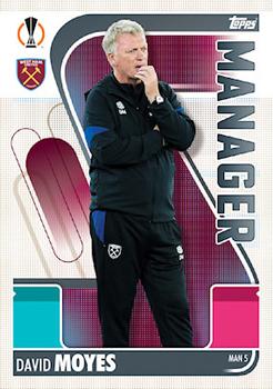 David Moyes West Ham United 2021/22 Topps Match Attax ChL Extra Manager #MAN05