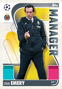 Unai Emery Villarreal 2021/22 Topps Match Attax ChL Extra Manager #MAN11