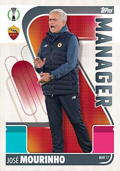 Jose Mourinho AS Roma 2021/22 Topps Match Attax ChL Extra Manager #MAN17