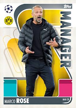 Marco Rose Borussia Dortmund 2021/22 Topps Match Attax ChL Extra Manager #MAN20