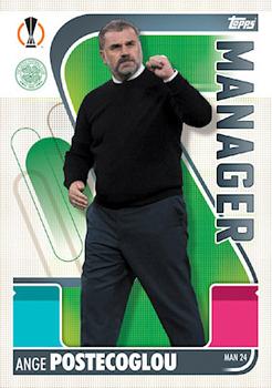 Ange Postecoglou Celtic Glasgow 2021/22 Topps Match Attax ChL Extra Manager #MAN24