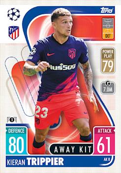 Kieran Trippier Atletico Madrid 2021/22 Topps Match Attax ChL Extra Away Kit #AK08