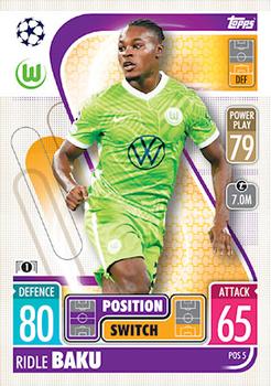 Ridle Baku VfL Wolfsburg 2021/22 Topps Match Attax ChL Extra Position Switch #POS5