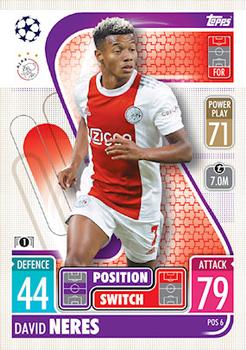 David Neres AFC Ajax 2021/22 Topps Match Attax ChL Extra Position Switch #POS6