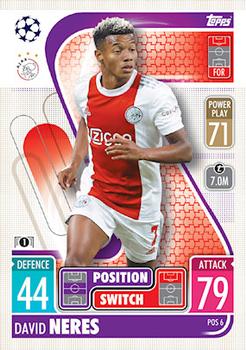 David Neres AFC Ajax 2021/22 Topps Match Attax ChL Extra Position Switch #POS6