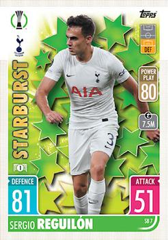 Sergio Reguilon Tottenham Hotspur 2021/22 Topps Match Attax ChL Extra Starburst #SB07