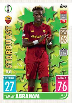 Tammy Abraham AS Roma 2021/22 Topps Match Attax ChL Extra Starburst #SB16