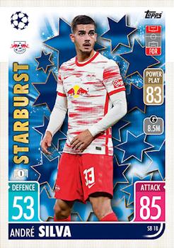 Andre Silva RB Leipzig 2021/22 Topps Match Attax ChL Extra Starburst #SB18