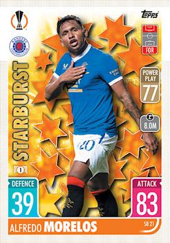 Alfredo Morelos Rangers 2021/22 Topps Match Attax ChL Extra Starburst #SB21