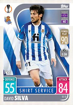 David Silva Real Sociedad 2021/22 Topps Match Attax ChL Extra Shirt Service #SS12