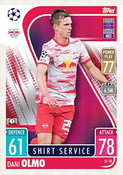 Dani Olmo RB Leipzig 2021/22 Topps Match Attax ChL Extra Shirt Service #SS18