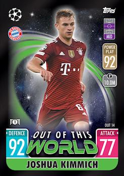 Joshua Kimmich Bayern Munchen 2021/22 Topps Match Attax ChL Extra Out of this World #OUT14