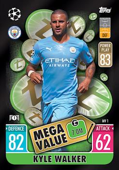 Kyle Walker Manchester City 2021/22 Topps Match Attax ChL Extra Mega Value #MV01