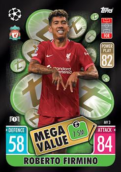Roberto Firmino Liverpool 2021/22 Topps Match Attax ChL Extra Mega Value #MV03