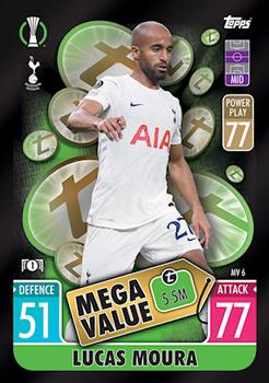 Lucas Moura Tottenham Hotspur 2021/22 Topps Match Attax ChL Extra Mega Value #MV06