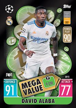 David Alaba Real Madrid 2021/22 Topps Match Attax ChL Extra Mega Value #MV08