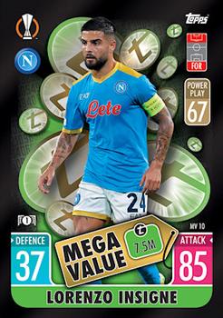 Lorenzo Insigne SSC Napoli 2021/22 Topps Match Attax ChL Extra Mega Value #MV10