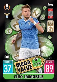 Ciro Immobile Lazio Roma 2021/22 Topps Match Attax ChL Extra Mega Value #MV11