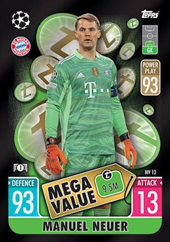 Manuel Neuer Bayern Munchen 2021/22 Topps Match Attax ChL Extra Mega Value #MV13