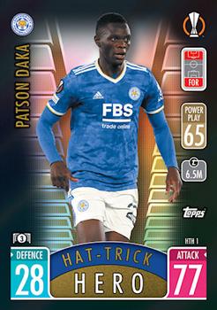 Patson Daka Leicester City 2021/22 Topps Match Attax ChL Extra Hat-Trick Hero #HTH1