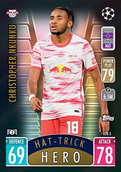 Christopher Nkunku RB Leipzig 2021/22 Topps Match Attax ChL Extra Hat-Trick Hero #HTH3