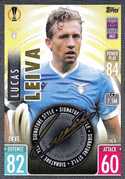 Lucas Leiva Lazio Roma 2021/22 Topps Match Attax ChL Extra Signature Style #SIG08