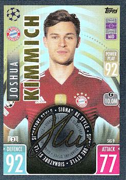 Joshua Kimmich Bayern Munchen 2021/22 Topps Match Attax ChL Extra Signature Style #SIG09