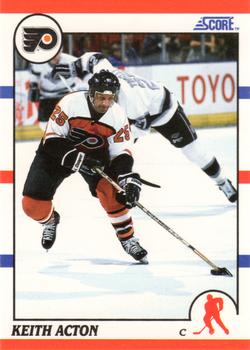 Keith Acton Philadelphia Flyers Score 1990/91 American #301