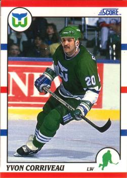 Yvon Corriveau Hartford Whalers Score 1990/91 American #302
