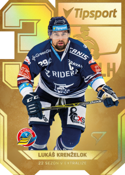 Lukas Krenzelok Vitkovice Tipsport ELH 2022/23 SportZoo 2. serie 30 Let ELH #AV-11