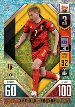Kevin De Bruyne Belgium Topps Match Attax 101 Road to UEFA Nations League Finals 2022 Countdown #CD03
