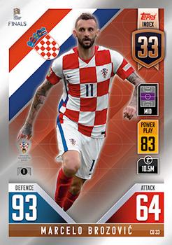 Marcelo Brozovic Croatia Topps Match Attax 101 Road to UEFA Nations League Finals 2022 Countdown #CD33
