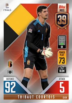Thibaut Courtois Belgium Topps Match Attax 101 Road to UEFA Nations League Finals 2022 Countdown #CD39