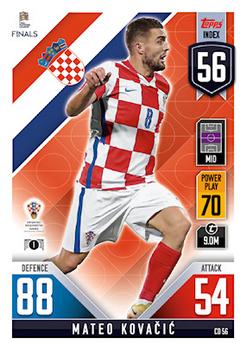 Mateo Kovacic Croatia Topps Match Attax 101 Road to UEFA Nations League Finals 2022 Countdown #CD56