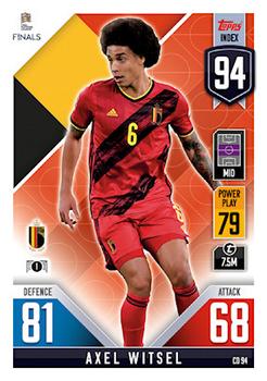 Axel Witsel Belgium Topps Match Attax 101 Road to UEFA Nations League Finals 2022 Countdown #CD94